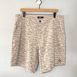 Sperry Fish Print Hybrid Shorts